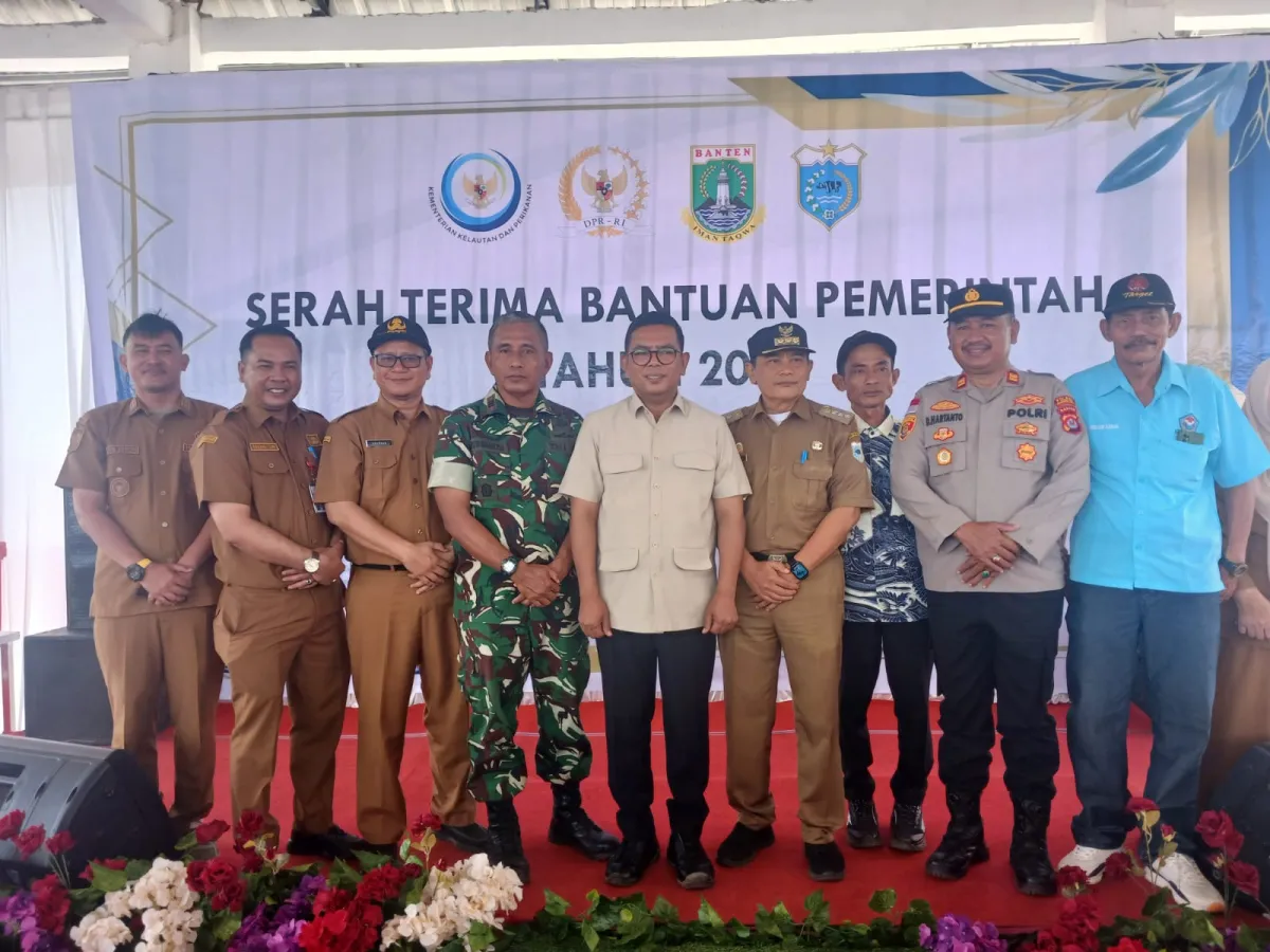 Kodim 0601/Pandeglang Hadiri Serah Terima Bantuan KKP dan Launching Program “SIAP HILIRISASI” di Cikeusik