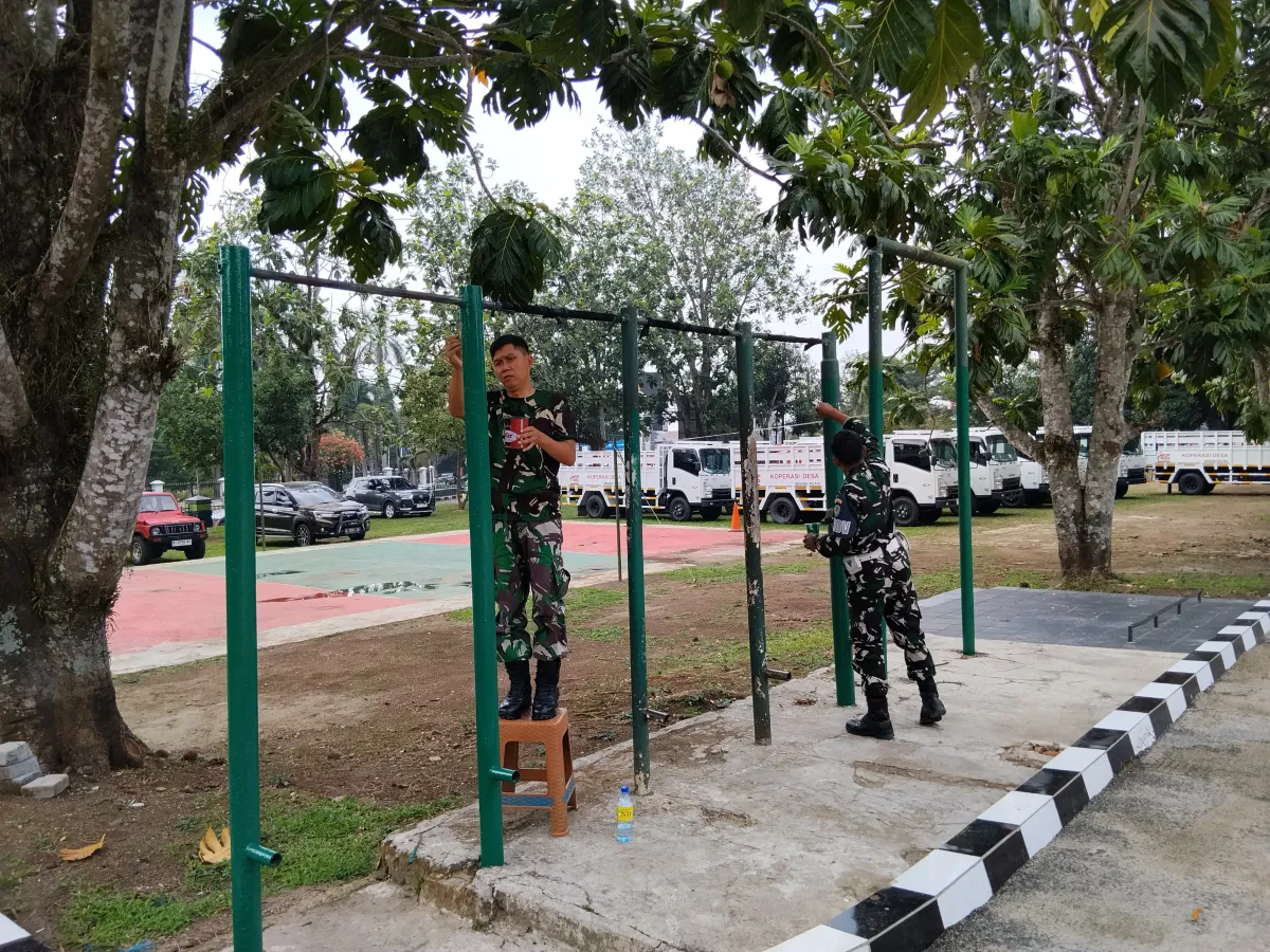 Wujudkan Disiplin dan Kesiapan Satuan, Kodim 0601/Pandeglang Gencar Rawat Pangkalan dan Fasilitas Fisik