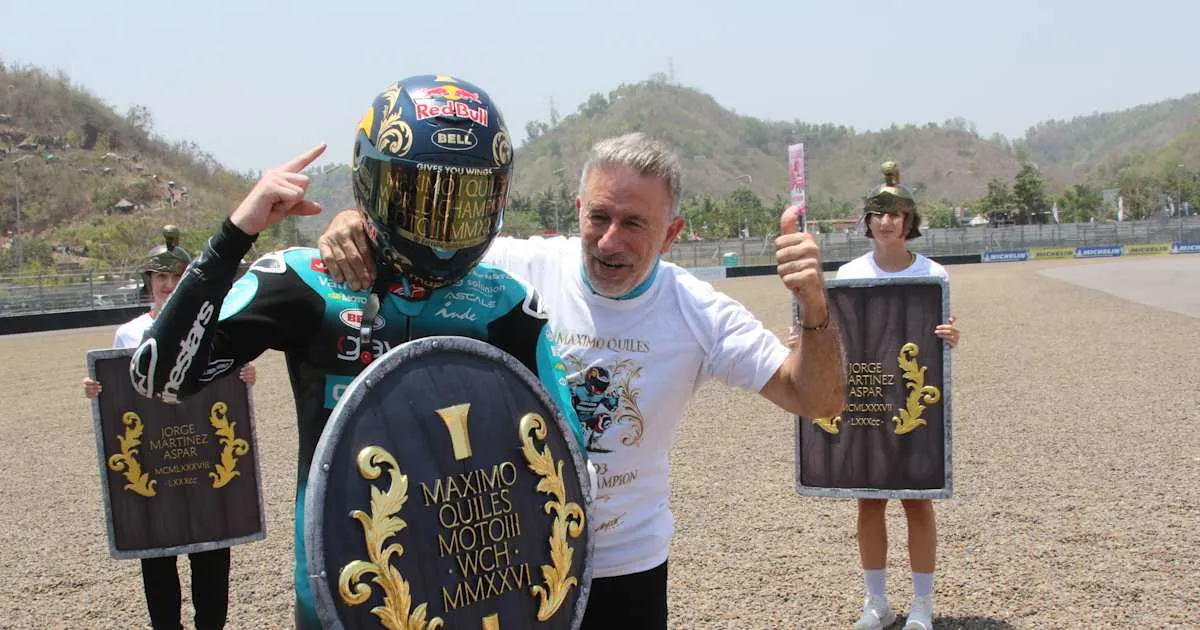 Maximo Quiles Rebut Gelar Juara Dunia Moto3 di Indonesia