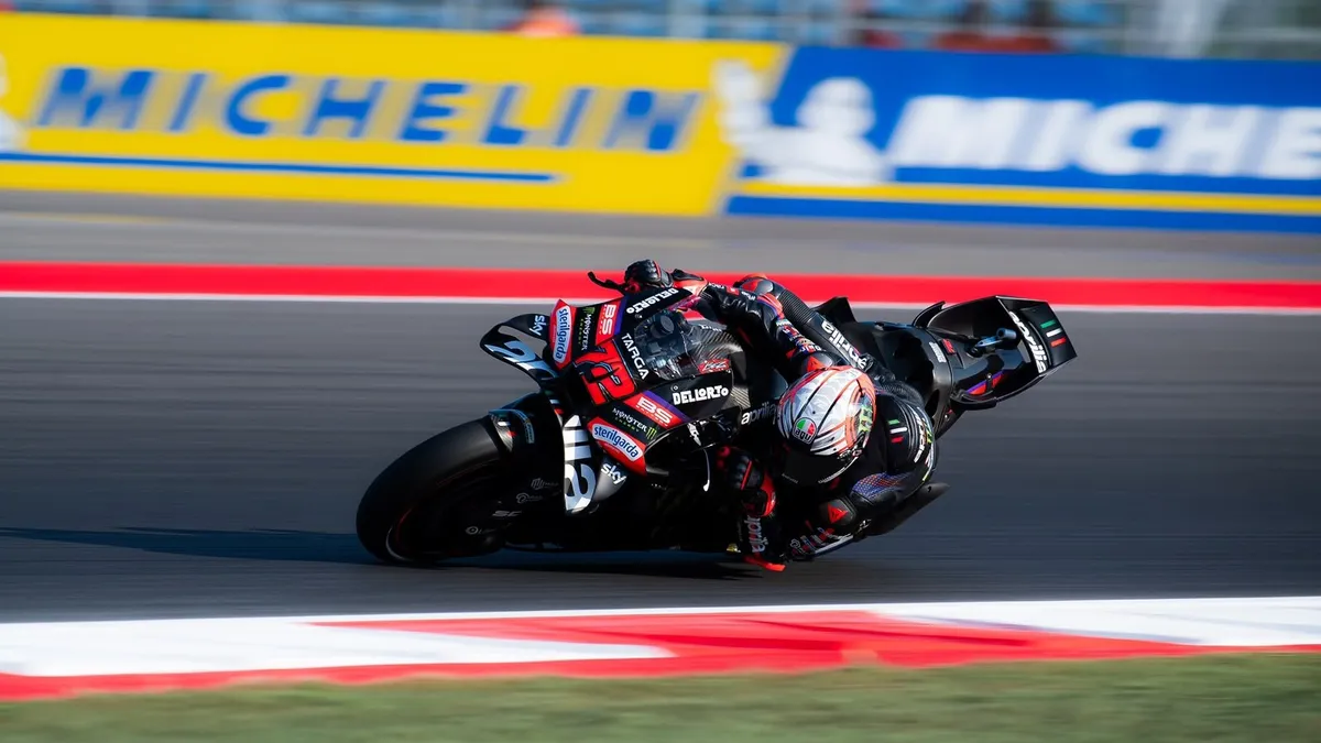 Marco Bezzecchi Pimpin Dominasi Aprilia di MotoGP Indonesia