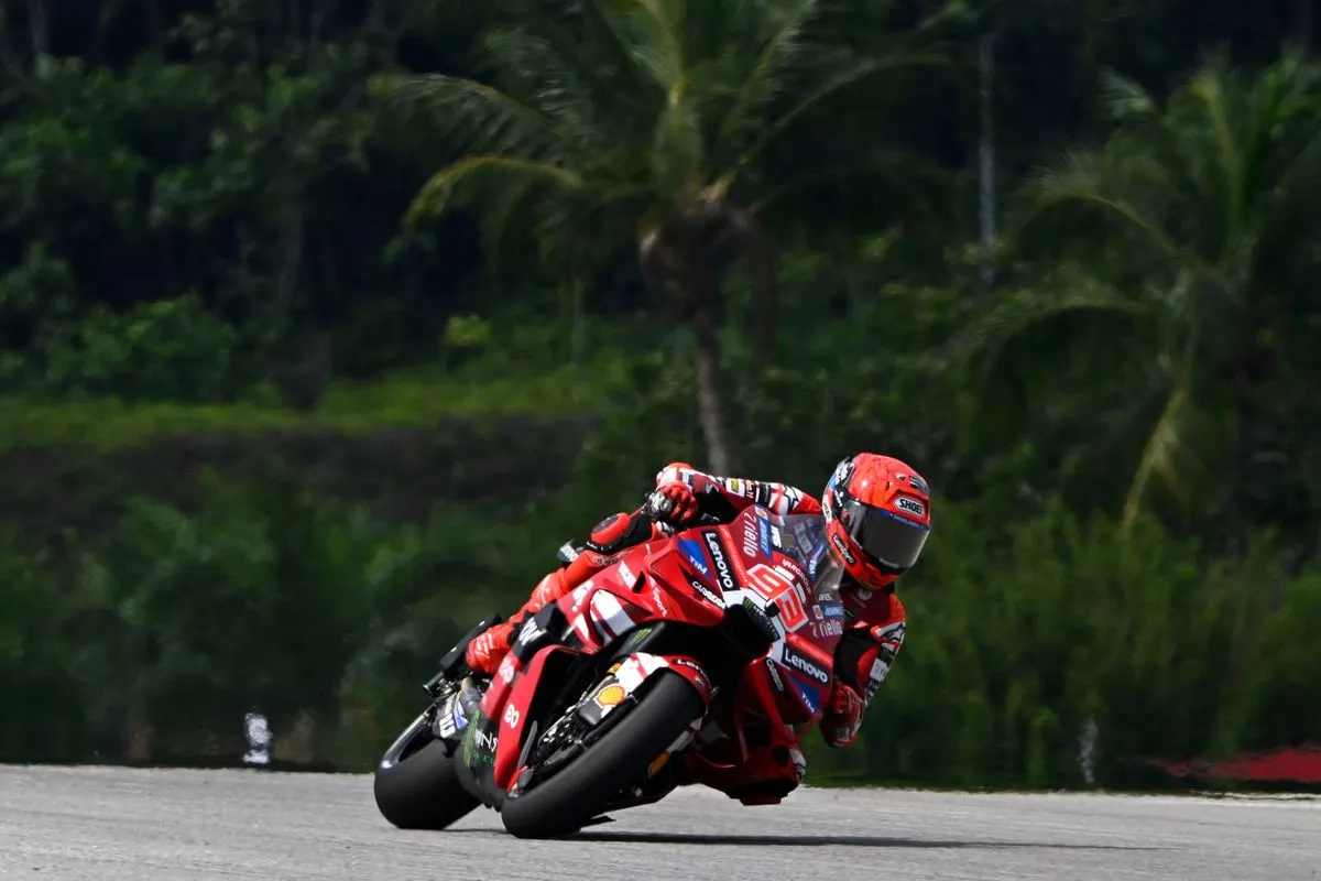 Marquez Dominasi Sepang, Jorge Martin Terpaksa Akhiri Sesi Lebih Awal