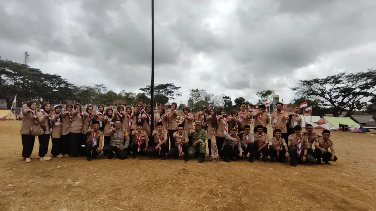 TNI-Polri Perkuat Karakter Generasi Muda di Pramuka Fun Camp Cibaliung