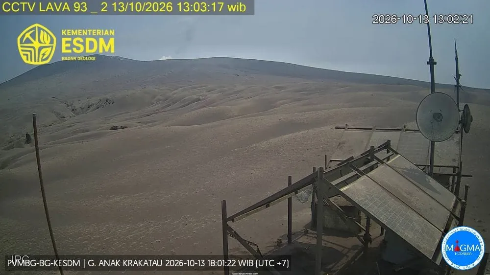 Aktivitas Vulkanik Anak Krakatau Berada di Siaga Level III