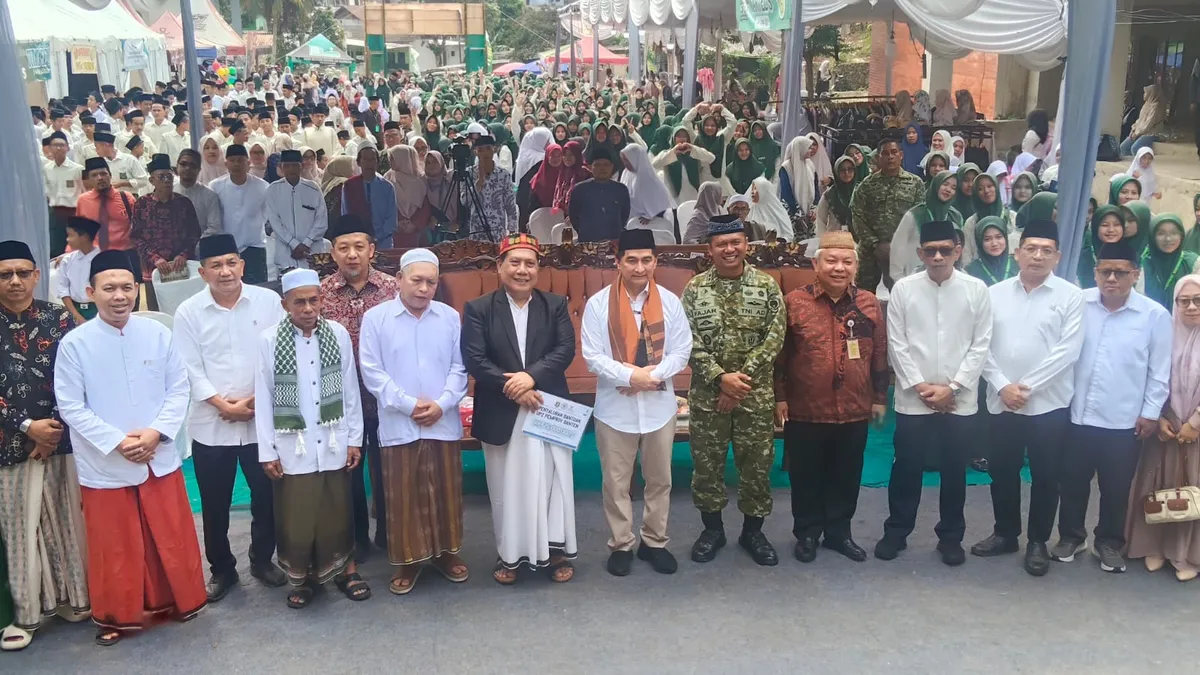 Dandim Pandeglang Perkuat Sinergi TNI dan Pesantren di Turus Expo
