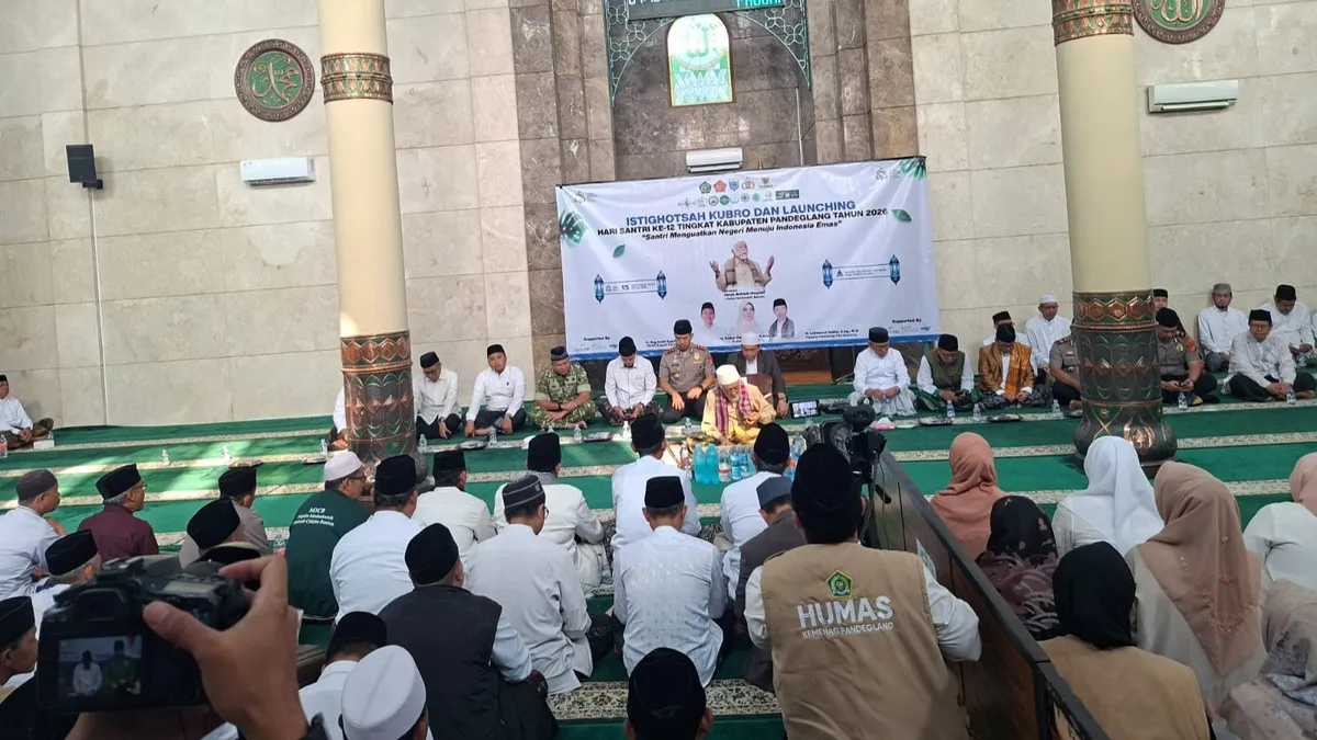Dandim Pandeglang Hadiri Istighotsah dan Peluncuran Hari Santri 2026