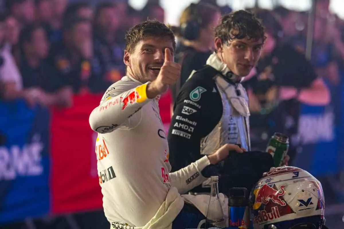 Aksi Spektakuler Max Verstappen dan Andrea Kimi Antonelli di GP Singapura