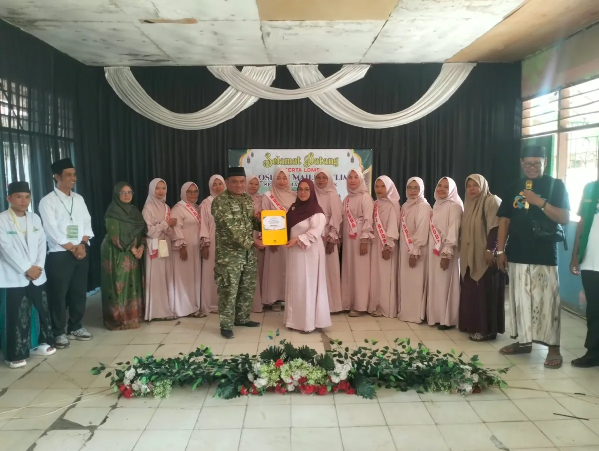 Babinsa Cikeusik Hadiri Launching Hari Santri Perkuat Sinergi