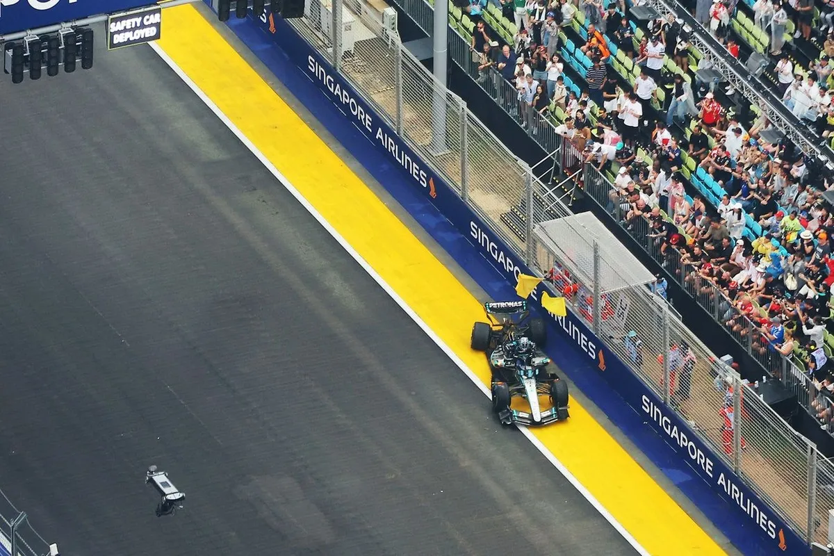 Kesalahan Sendiri di GP Singapura Bikin George Russell Frustrasi