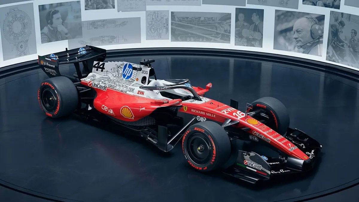 Ferrari Ungkap Livery Spesial Bertema Blueprint di F1 GP AS