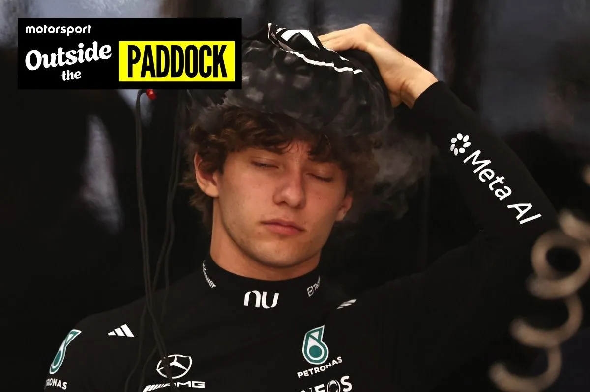 Aksi Kimi Antonelli Senggol Pagar Parkiran di GP Amerika Serikat