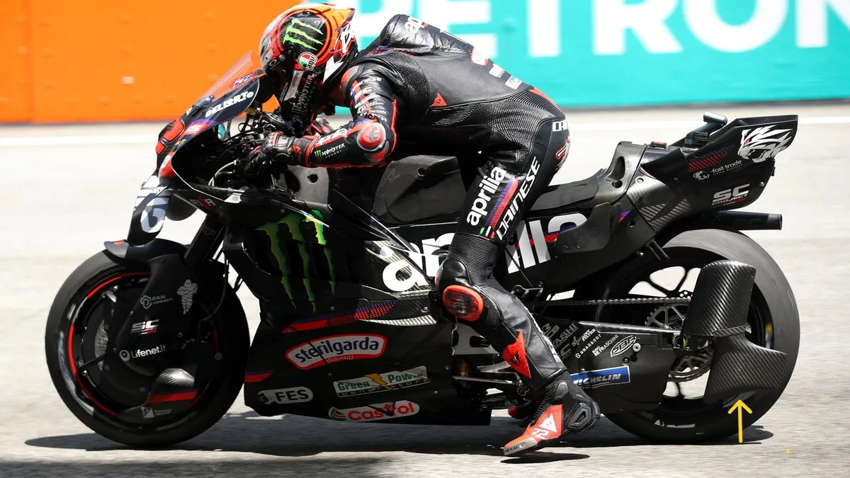 Marco Bezzecchi Jajal Aero Swingarm Baru Aprilia di Sepang