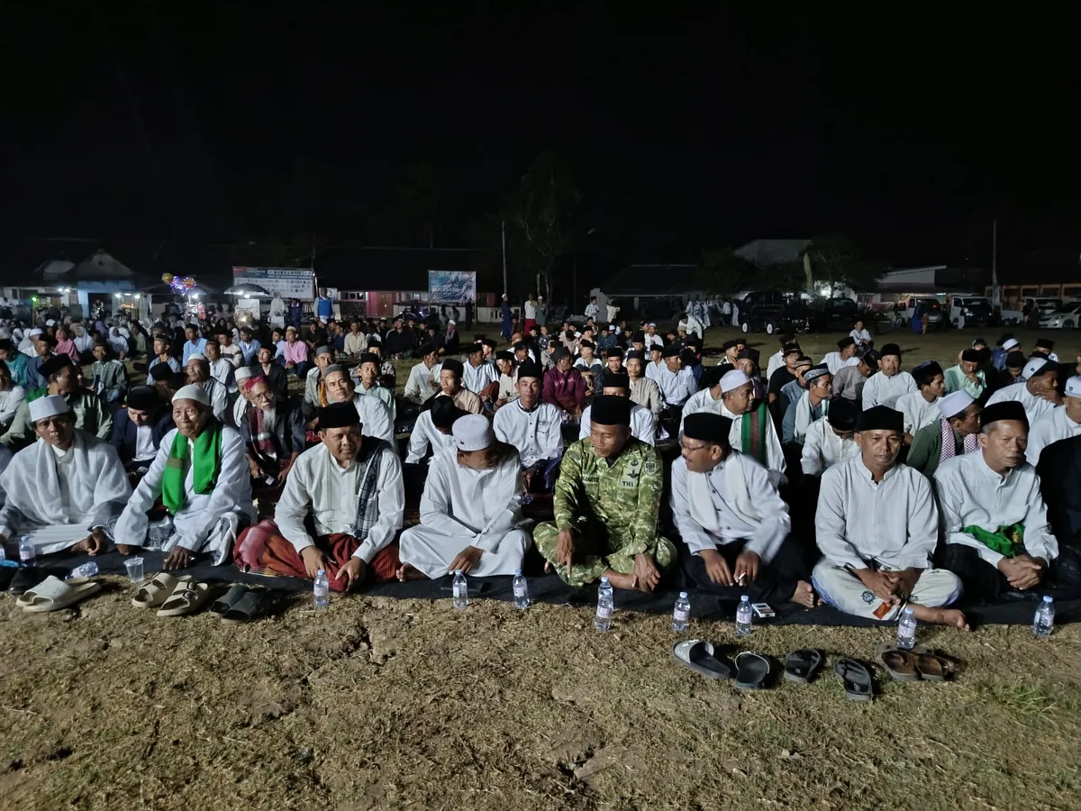 Danramil Cikeusik Apresiasi Suksesnya Tabligh Akbar Hari Santri