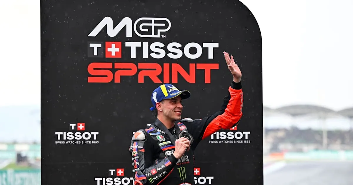 Aksi Spektakuler Marco Bezzecchi Amankan Podium Sprint Sepang