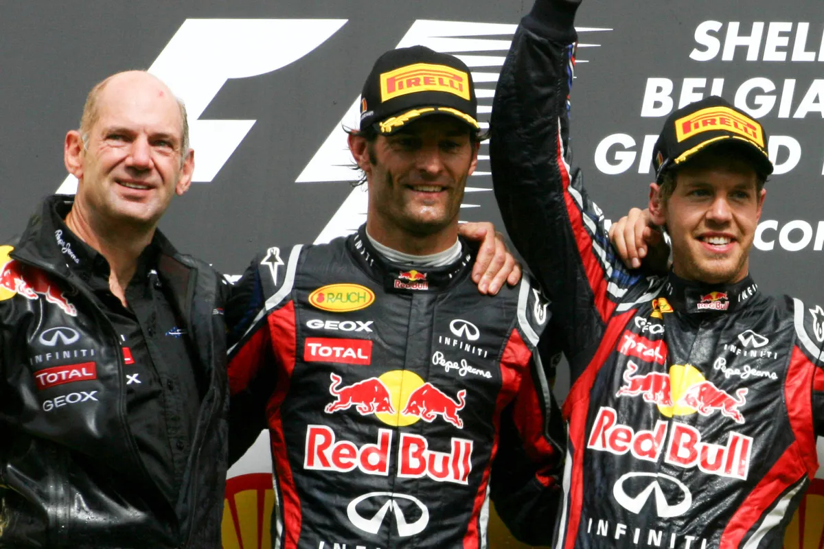 Lelang Baju Balap Mark Webber dari GP Belgia 2011 untuk Amal