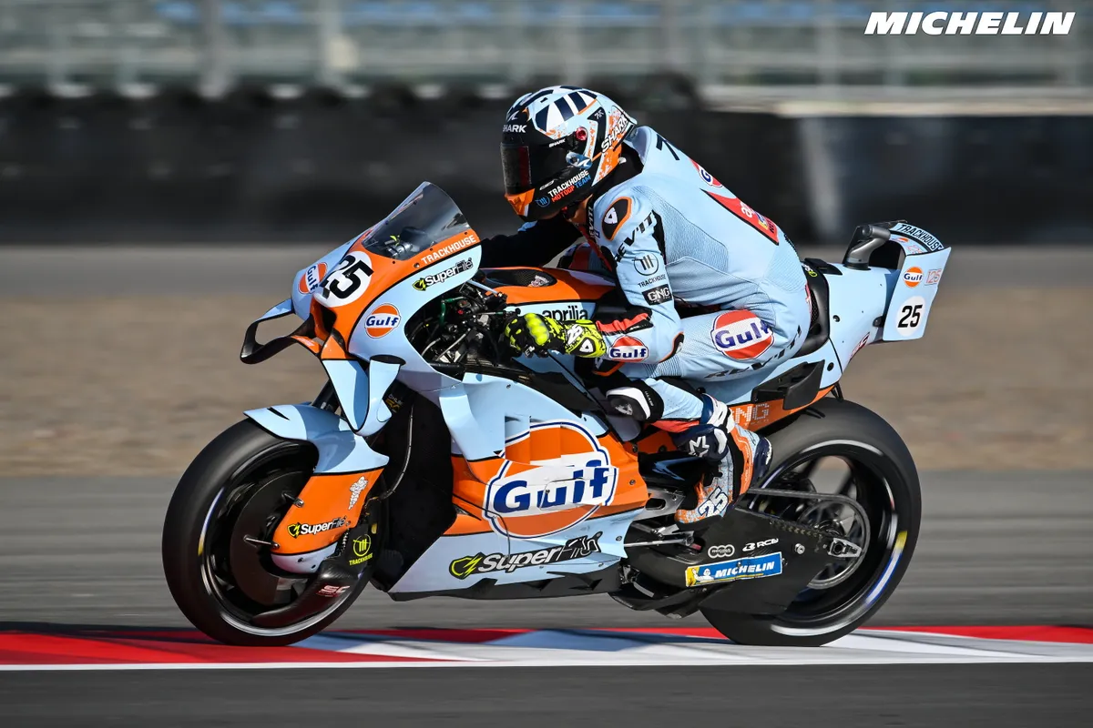 Aprilia Dominasi Latihan Bebas, Ancaman Ganda Intai Marc Marquez di Mandalika