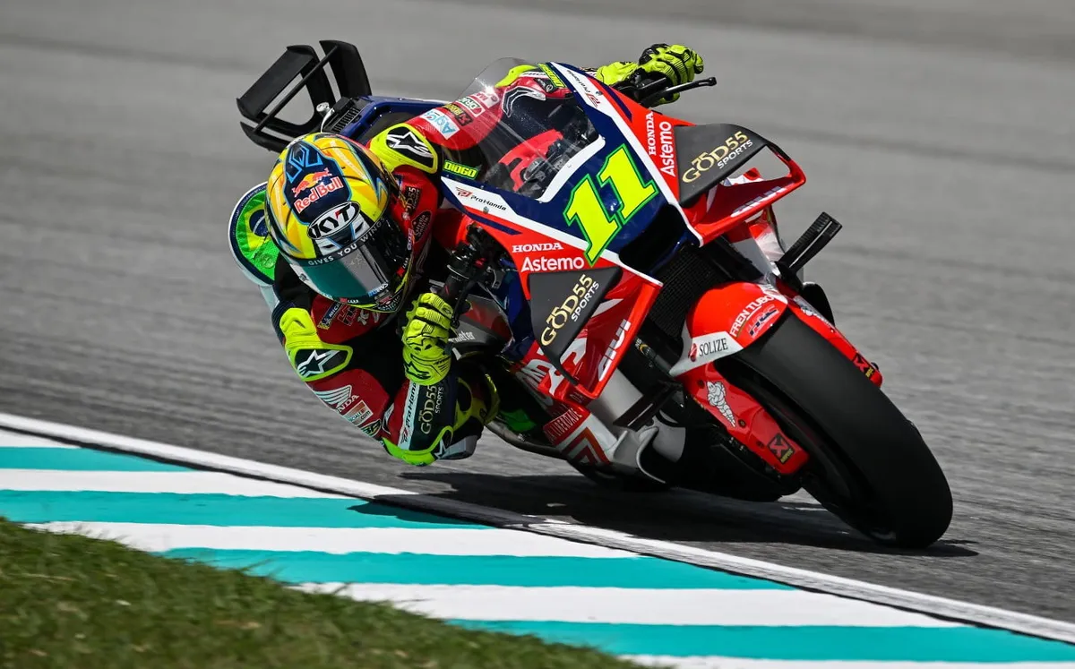 Aksi Spektakuler Diogo Moreira Selamatkan Crash di Sepang