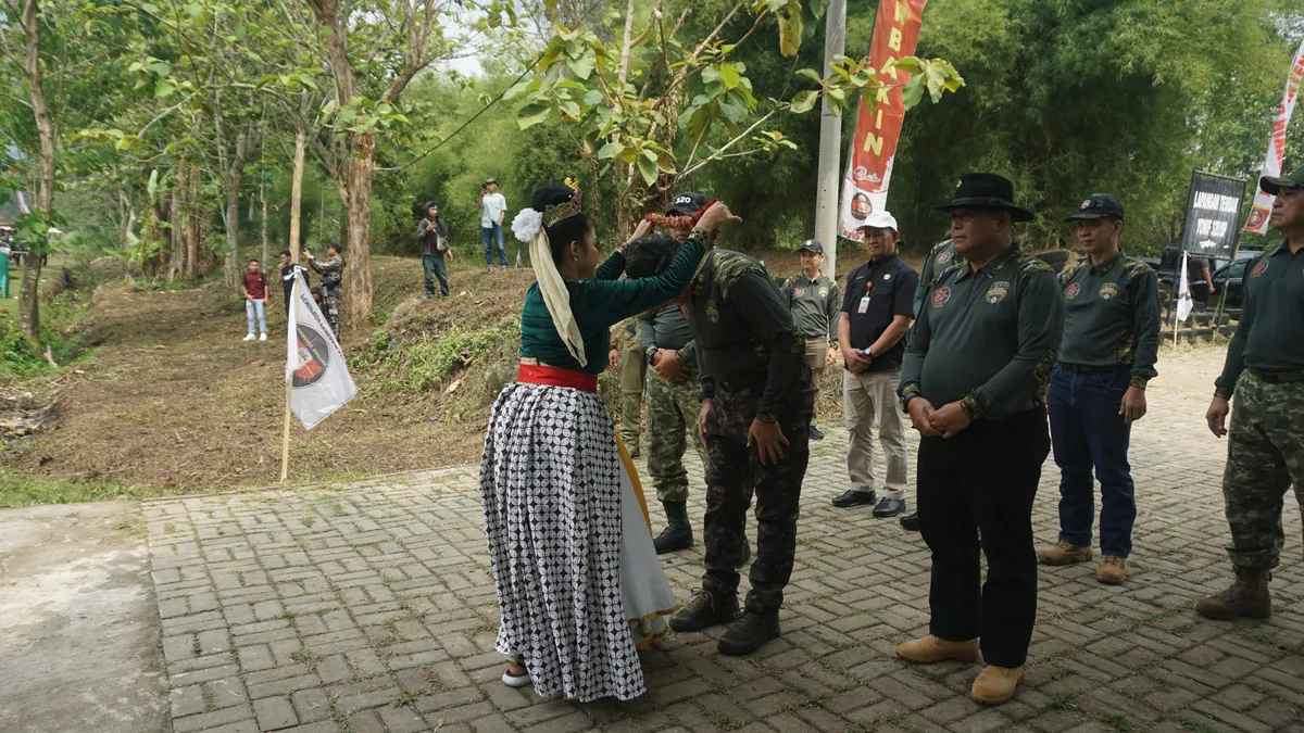 Dandim Pandeglang Hadiri Pembukaan Lomba Berburu dan Bakti Sosial HUT ke-81 TNI