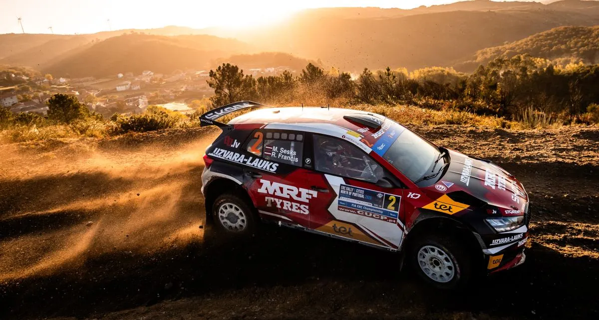 Sesks dan Korhonen Sengit Berebut Puncak Reli Portugal ERC