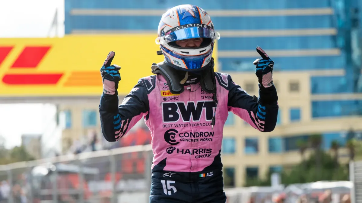 Alex Dunne Tancap Gas Menuju Penentuan Gelar Juara F2