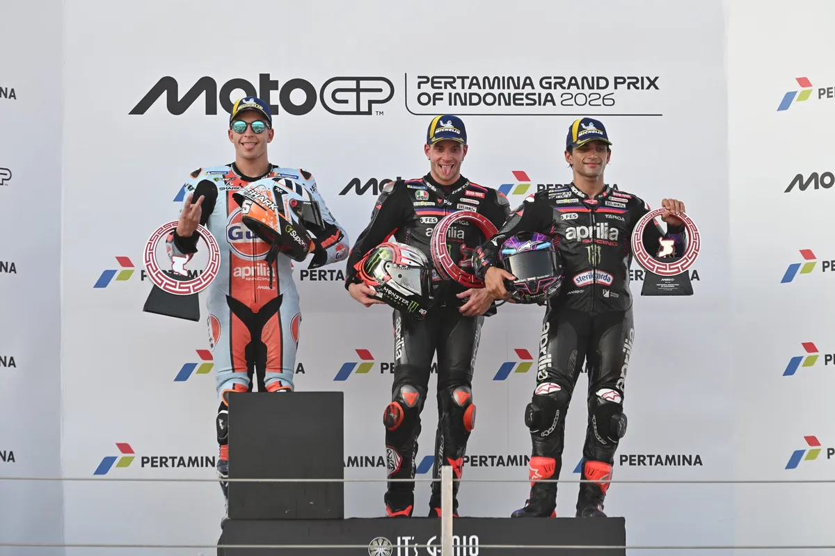 Klasemen MotoGP 2026: Jorge Martin Rebut Puncak Usai GP Indonesia