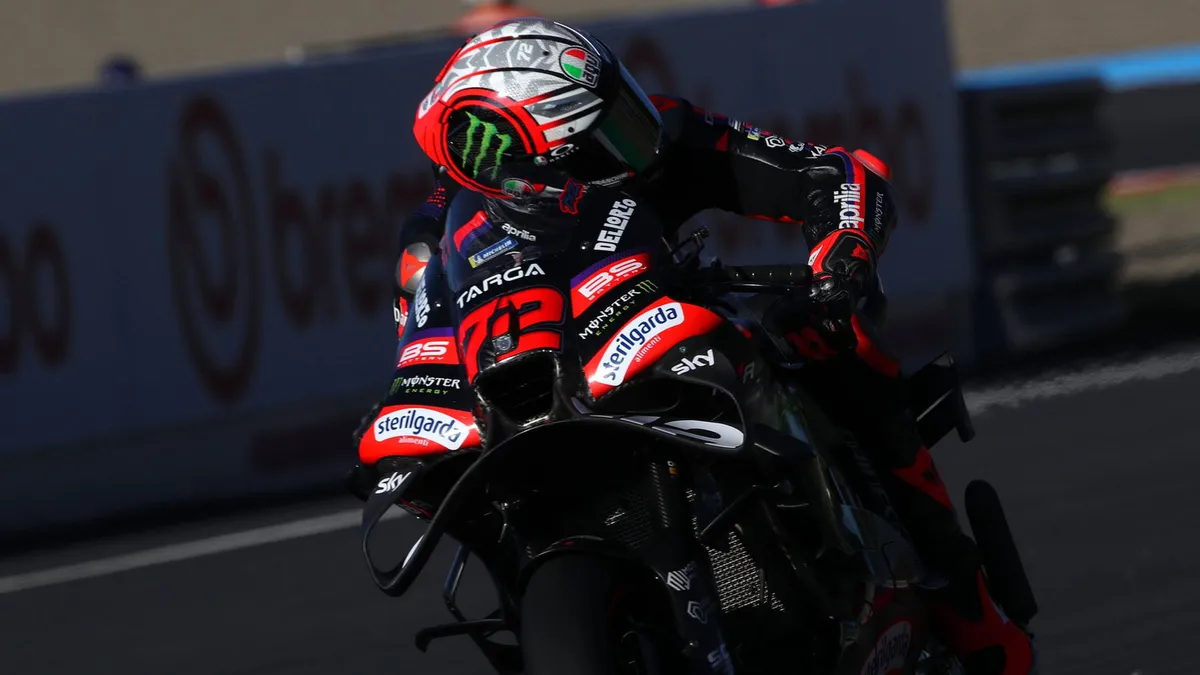 Bezzecchi Tercepat di FP3 Motegi, Aprilia Dominasi