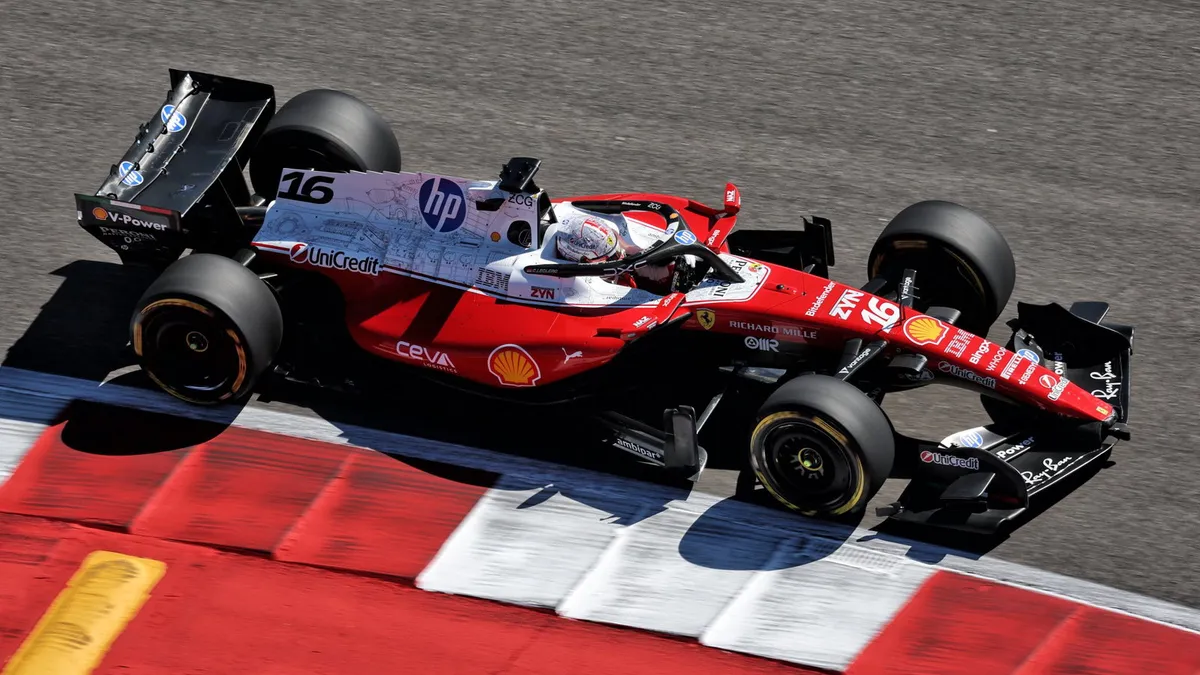 Charles Leclerc Dominasi Latihan Bebas Perdana GP Amerika Serikat Bersama Ferrari