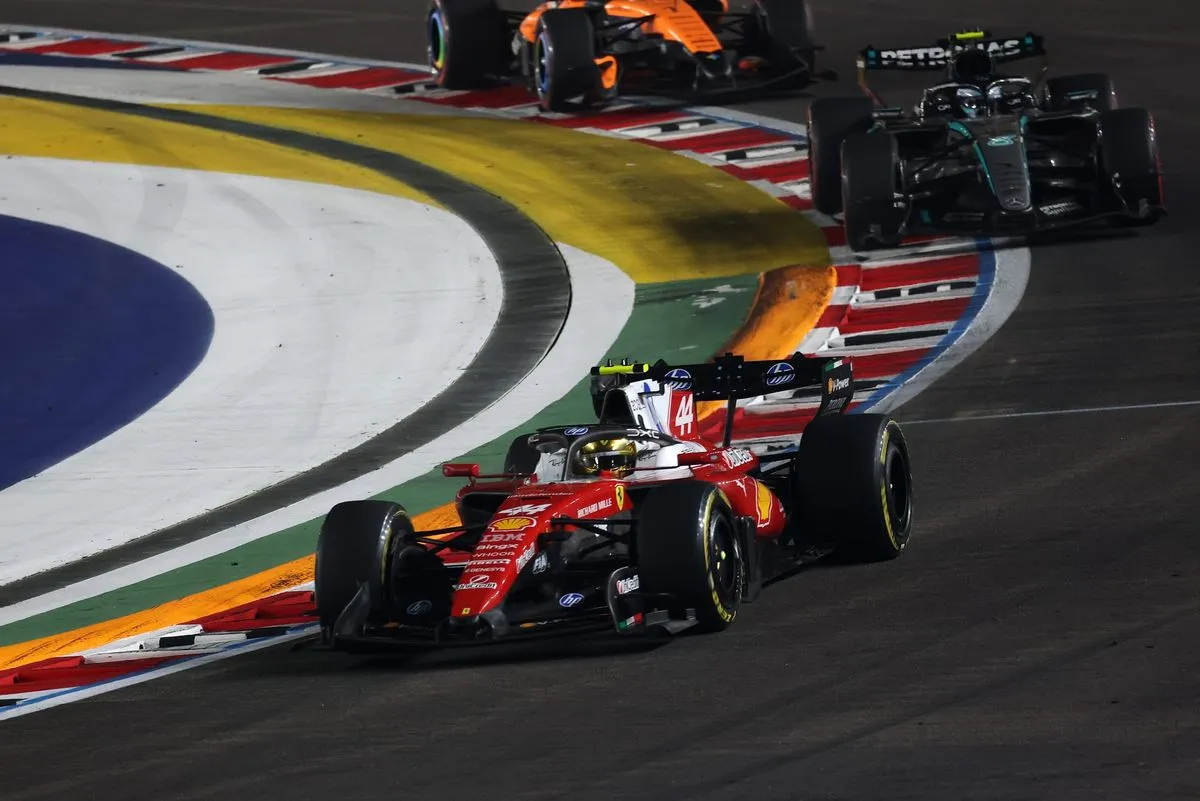 Kegagalan Strategi F1 GP Singapura Renggut Podium <a href="https://nusantara.media/tag/lewis-hamilton">Lewis Hamilton</a>