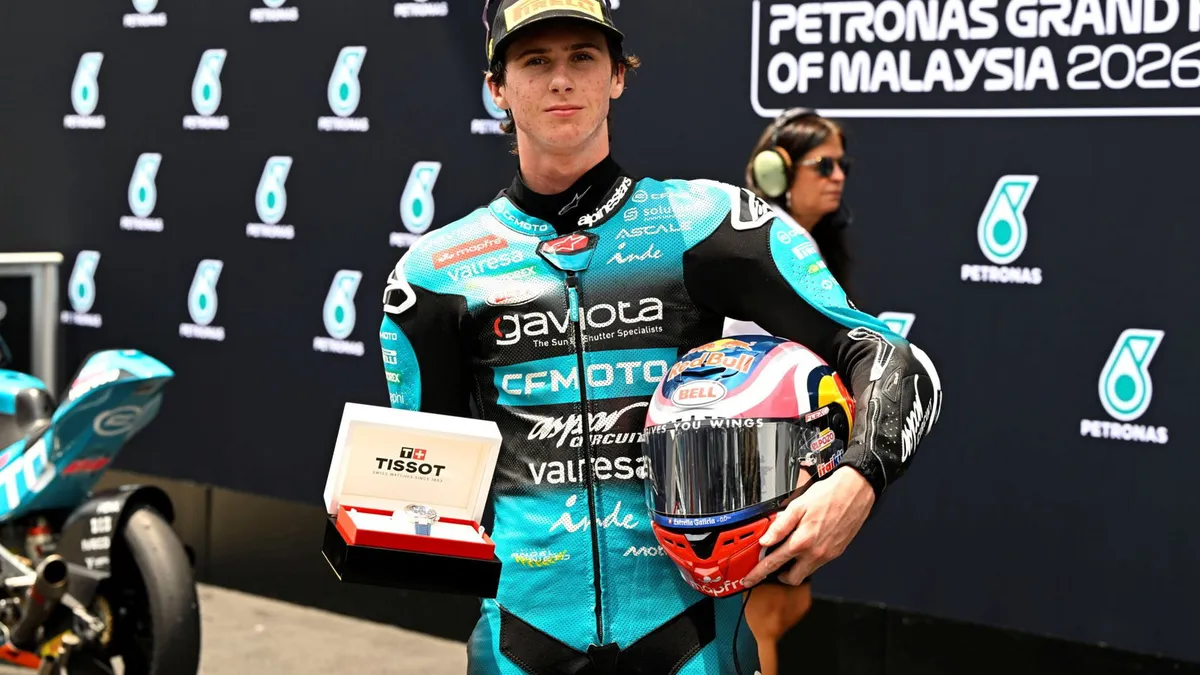 Maximo Quiles Rebut Pole Sepang dalam Kualifikasi Moto3 Malaysia 2026