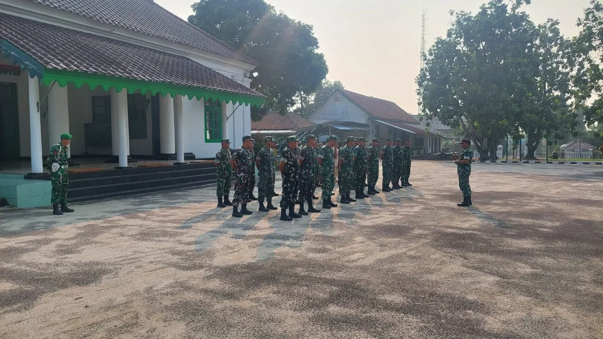 Kodim 0601 Pandeglang Gelar Apel Pagi Demi Tingkatkan Disiplin Prajurit