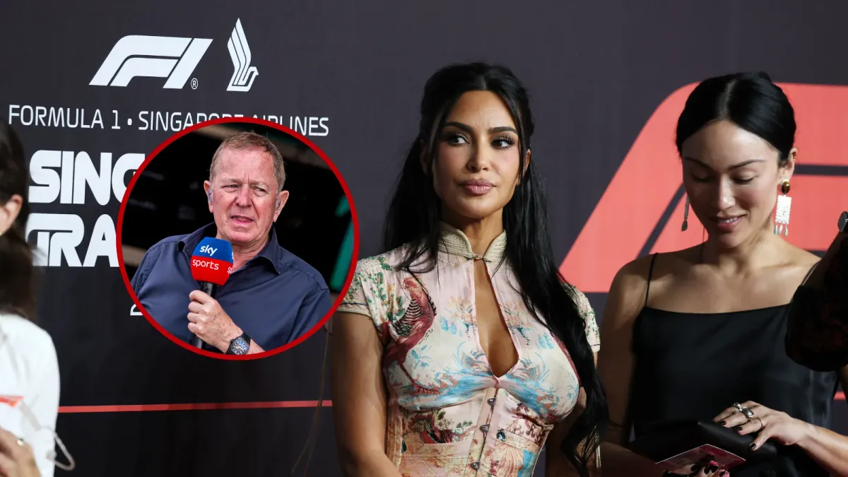 Martin Brundle Sukses Wawancarai Kim Kardashian di F1