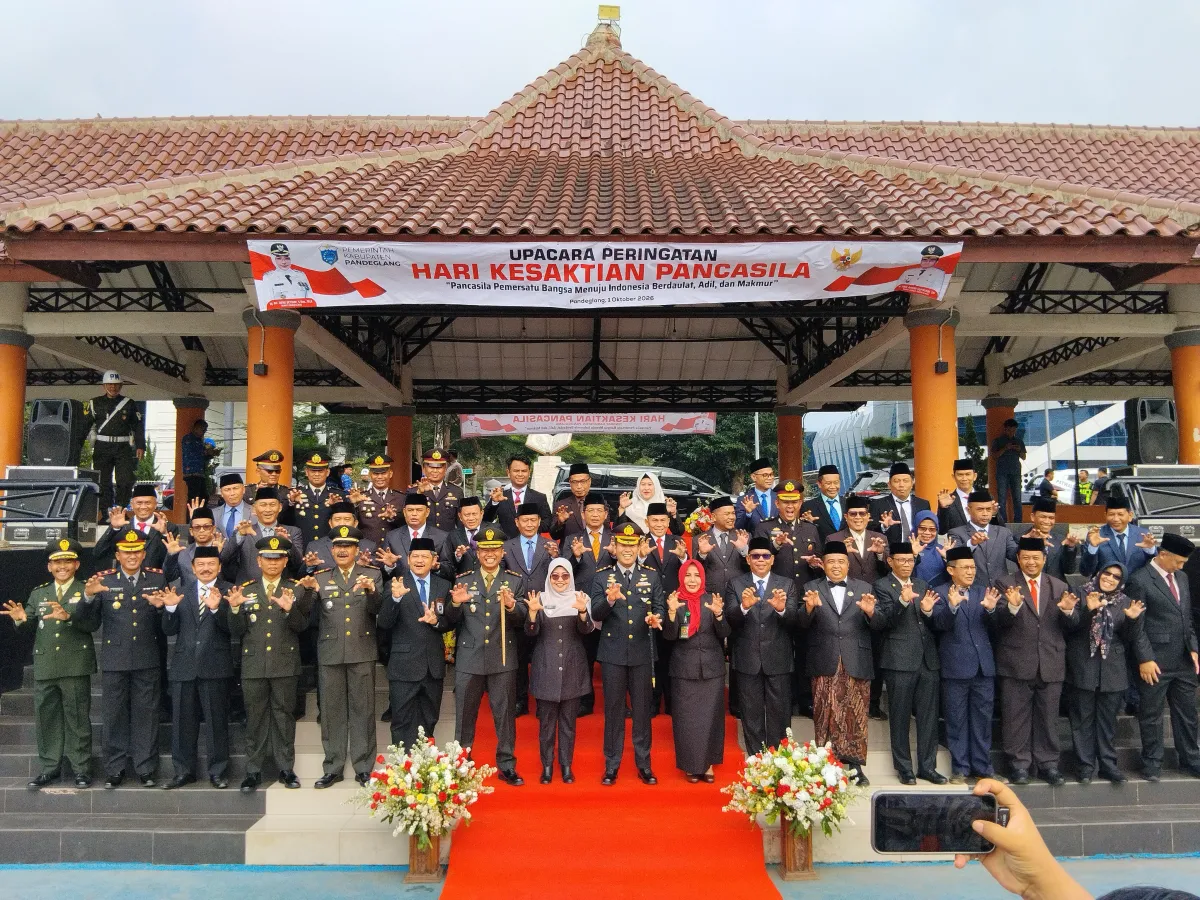 Khidmat dan Penuh Sinergi, Bupati Pandeglang Pimpin Upacara Hari Kesaktian Pancasila 2026