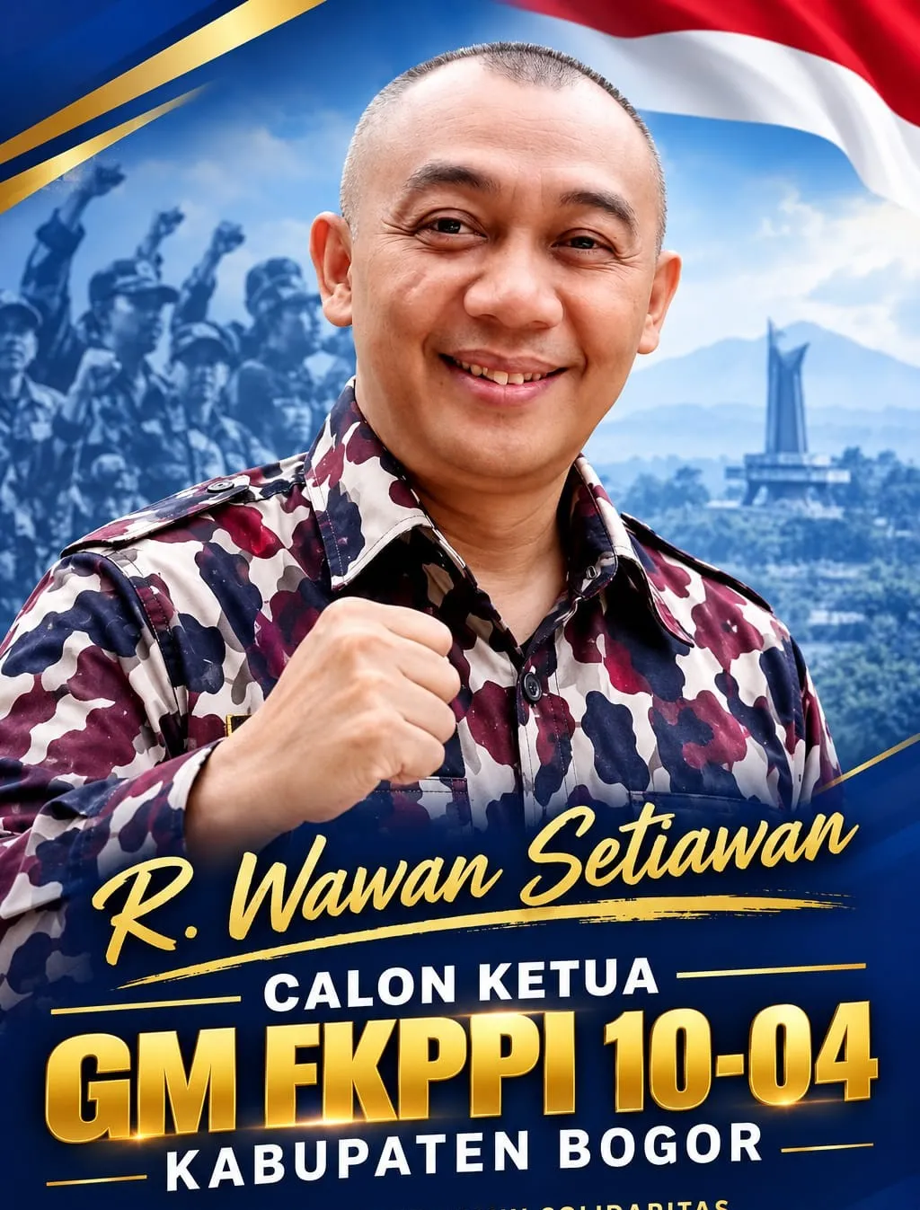 Maju Sebagai Calon Ketua GM FKPPI Kabupaten Bogor, Wawan 'Onne' Setiawan Usung Visi "Solid, Kuat, Militan" untuk Pemuda Berdaya
