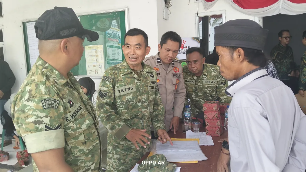Negara Hadir untuk Rakyat: Koramil 0111/Pagelaran Kawal Sidang Isbat Nikah Terpadu di Pandeglang