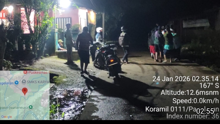 Banjir Pagelaran-Patia Putus Akses Jalan, Warga Terjebak dan Gagal Pulang