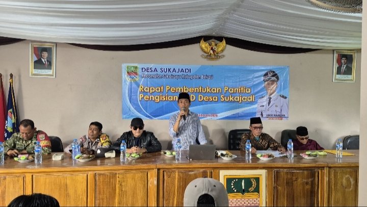 Desa Sukajadi Bekasi Bentuk Panitia BPD 2026, Amir Hamzah Tekankan Transparansi dan Profesionalisme untuk Pengawasan Masyarakat