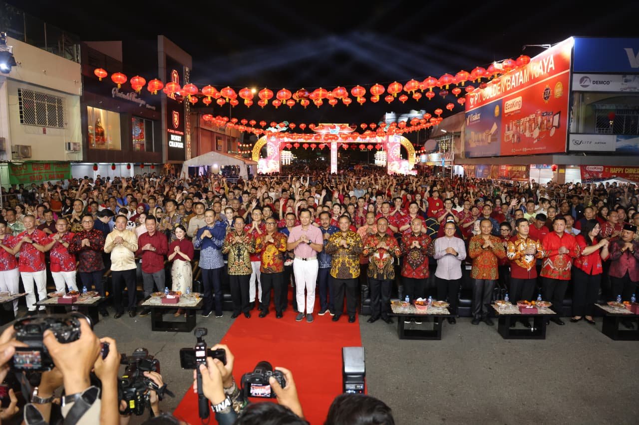 Tahun Baru Imlek 2577, Batam Tunjukkan Harmoni Nusantara, AHY Harap Semangat Kuda Api Dorong Pembangunan Merata