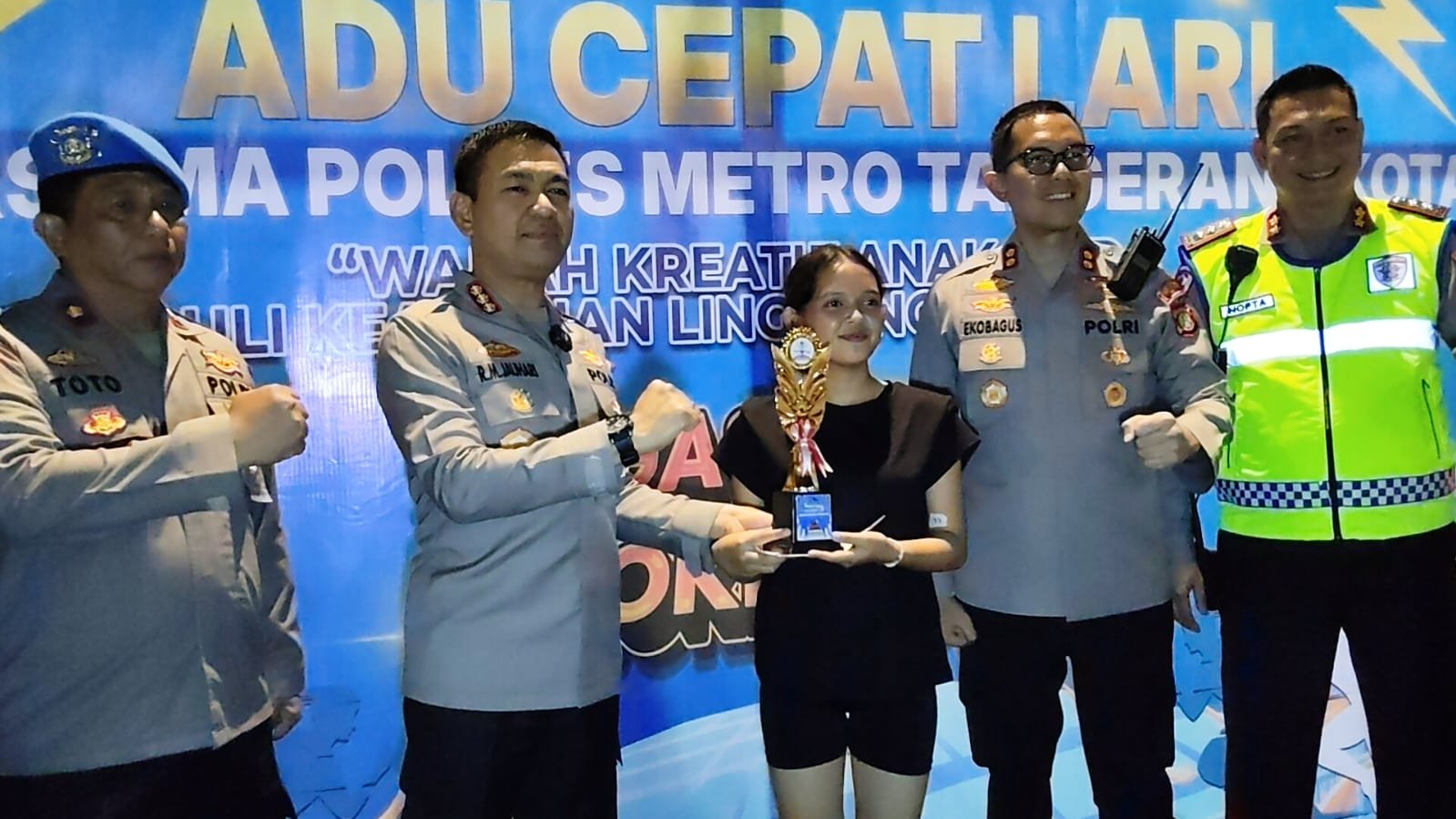Polres Tangerang Kota Hadirkan Fun Night Run, Akhiri Resah Balap Lari Liar di Ramadan!