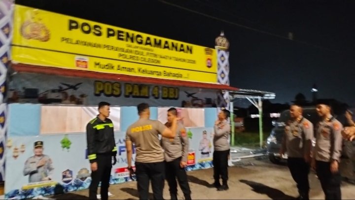 Kapolres Cilegon AKBP Martua Silitonga Begadang Tinjau Kesiapan Pos Pam dan Pos Pelayanan Mudik Lebaran 2026r