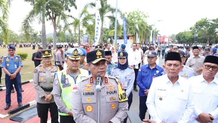 Kapolda Kepri Pimpin Apel Gelar Pasukan Operasi Ketupat Seligi 2026 di Batam: Siaga 1.450 Personel Amankan Mudik Lebaran Aman dan Nyaman