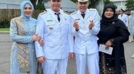 Foto bersama pasangan Budi Rustandi dan Nur Agis Aulia Sumber Foto : Instagram nuragisaulia