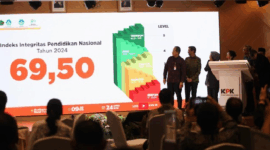 Skor Survei Penilaian Integritas Pendidikan (SPI) 2024 mengalami penurunan jika dibandingkan dengan hasil di tahun 2023. (Ari Saputra/detikcom)