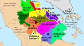 Peta Kabupaten dan Kota di Provinsi Riau (Riau Pembaruan)