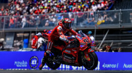Pecco Bagnaia saat berlaga di Jerez Circuit dalam balapan MotoGP Spanyol, Minggu, 27 April 2025. (Foto: Instagram @pecco63)