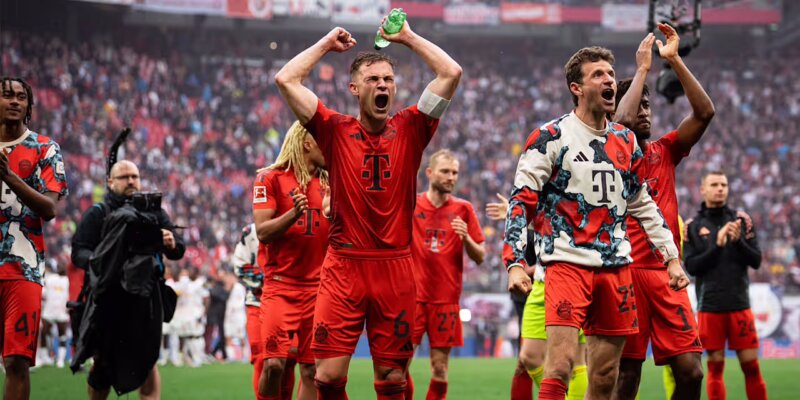 Bayern Munchen resmi juara Bundesliga 2024/2025. Harry Kane akhirnya meraih trofi mayor pertamanya bersama klub raksasa Jerman ini.
(Foto: Situs resmi Bayern Munchen)