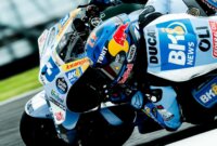 Alex Marquez tampil dominan bersama Ducati GP24 di FP1 Le Mans 2025, mencatatkan waktu tercepat dan memperkuat posisinya di puncak klasemen MotoGP. (Sumber: Alex Marquez Facebook)