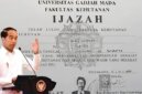 Tim Bareskrim Polri telah membuktikan keaslian ijazah Presiden Joko Widodo melalui rangkaian pemeriksaan intensif dan analisis forensik mendalam. (Twitter/X/Canva)