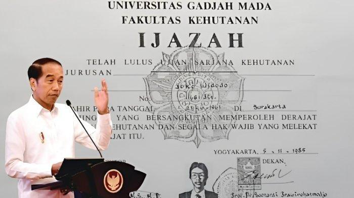 Tim Bareskrim Polri telah membuktikan keaslian ijazah Presiden Joko Widodo melalui rangkaian pemeriksaan intensif dan analisis forensik mendalam. (Twitter/X/Canva)