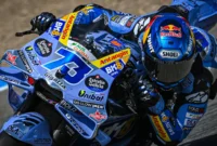 Pembalap Gresini Ducati Alex Marquez beraksi di Sirkuit Le Mans, FP1 MotoGP Prancis 2025 (Foto: MotoGP.com)