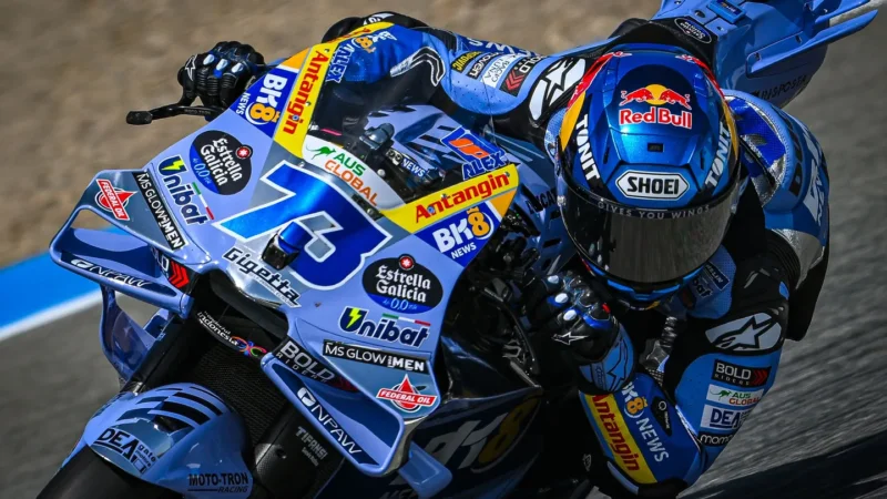 Pembalap Gresini Ducati Alex Marquez beraksi di Sirkuit Le Mans, FP1 MotoGP Prancis 2025 (Foto: MotoGP.com)