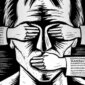 Visualisasi pembatasan kebebasan berpendapat dan intimidasi terhadap jurnalis.. (Sumber: weeklyblitz.net)